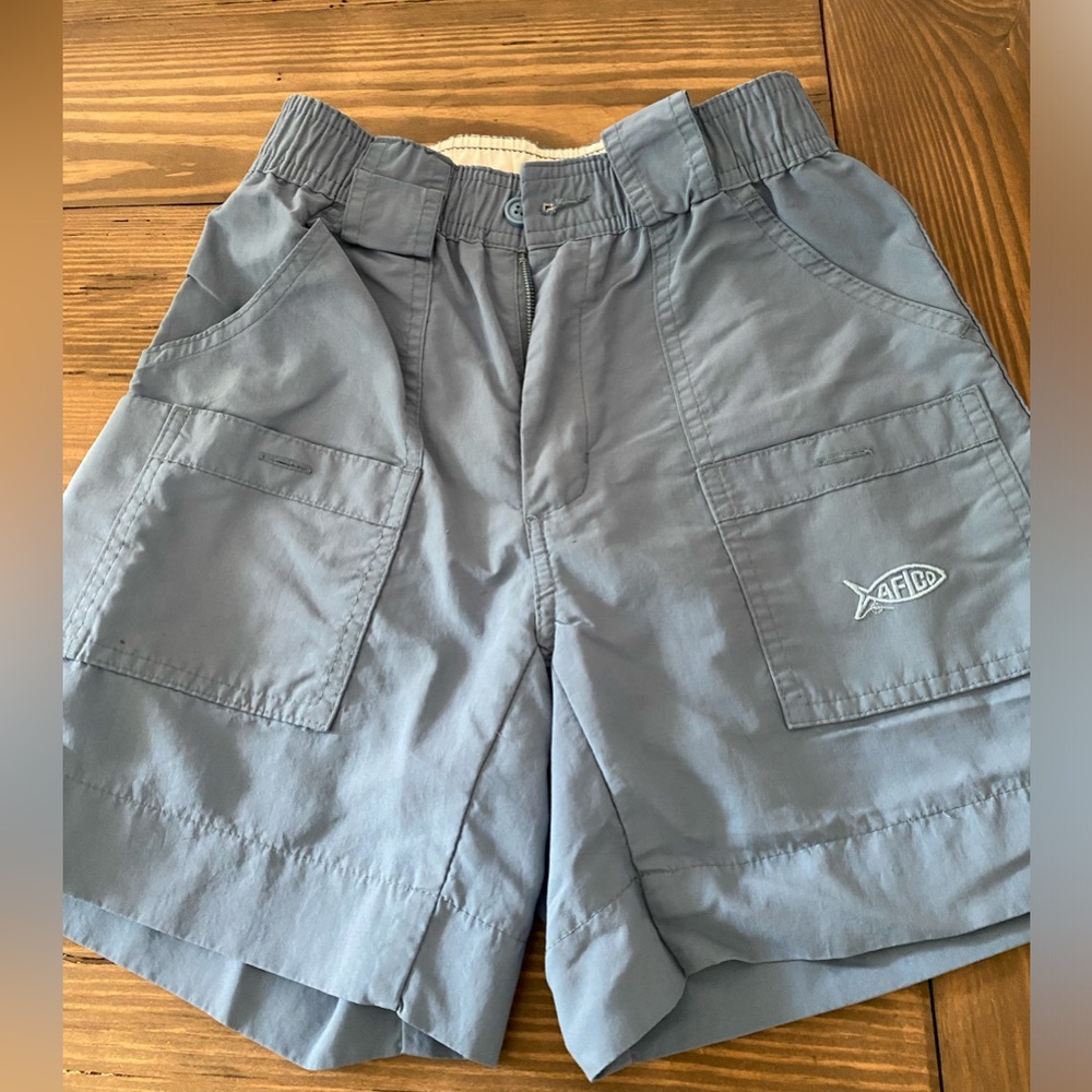 Boys light blue Aftco shorts size 26.